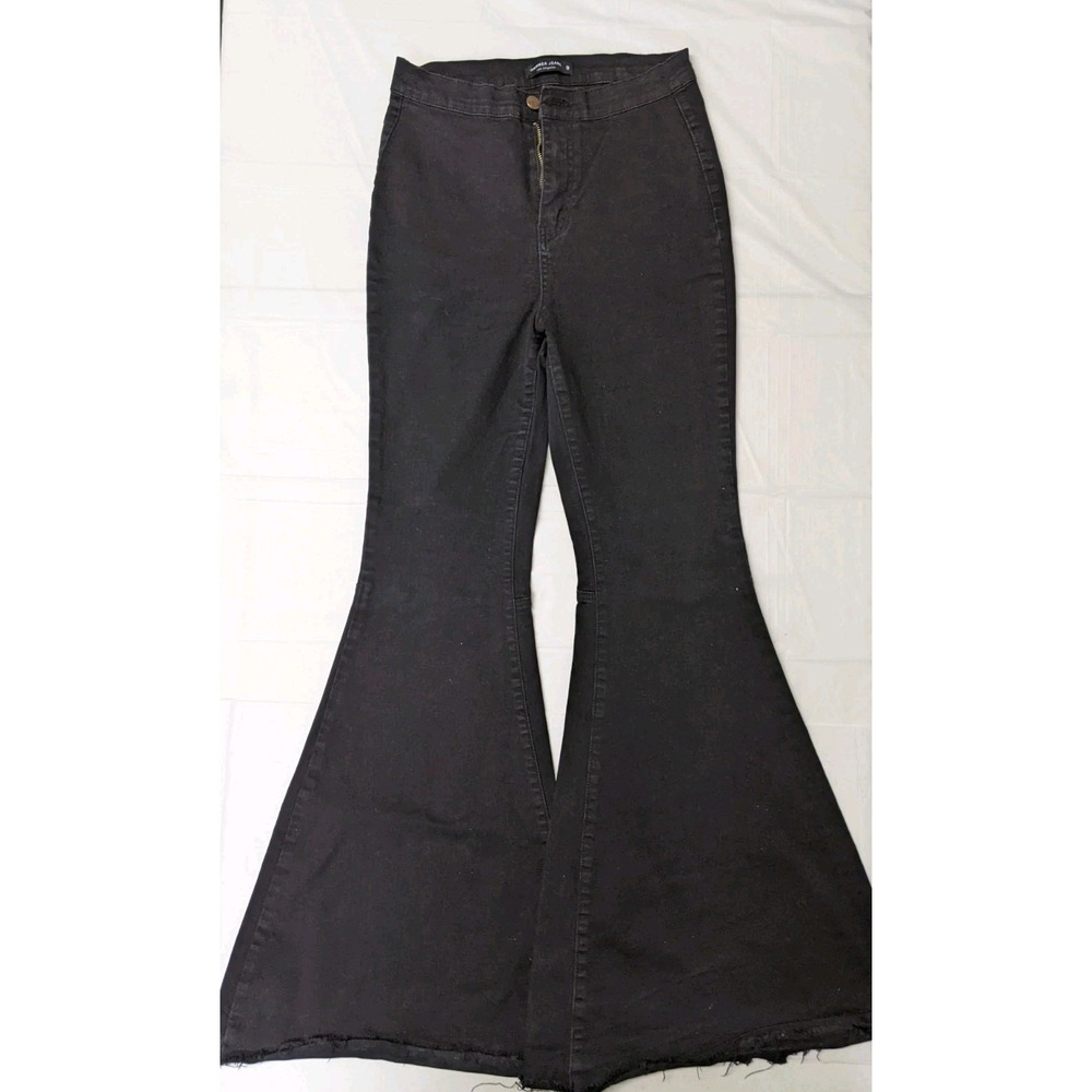 Hammer Jeans Los Angeles Black, Super Flared,Size 9 (Fits Like 6) (1195)